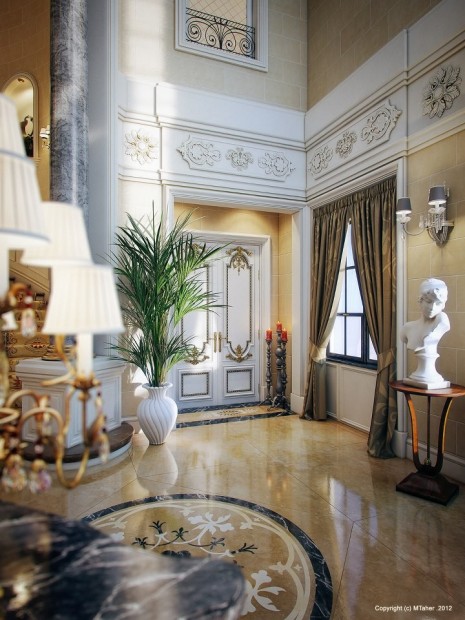 Katar da Luks Villa Tasarım ve Dekorasyonu 