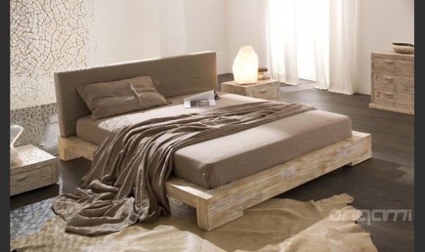 bambu masif yatak odası