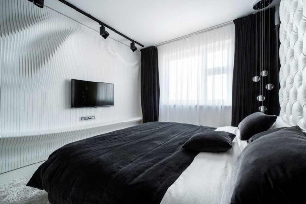 Siyah Beyaz YSiyah Beyaz Yatak Odası Tasarımıatak Odası Tasarımı